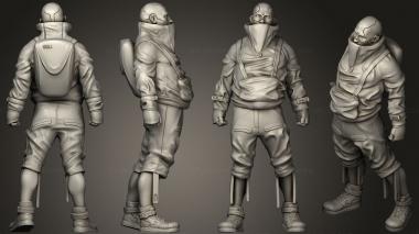 Figurines of people Shorty 3d model